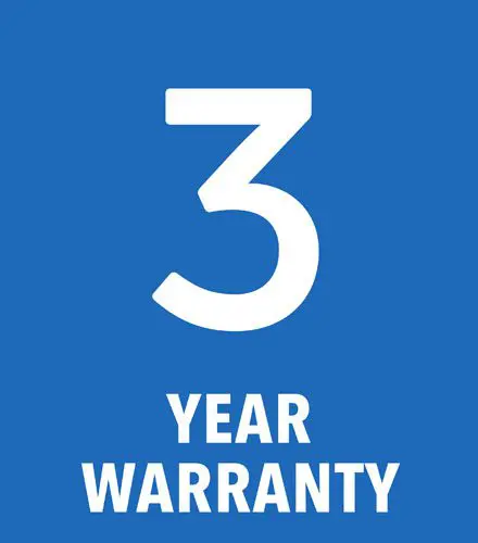 3 Year Warranty product feature icon