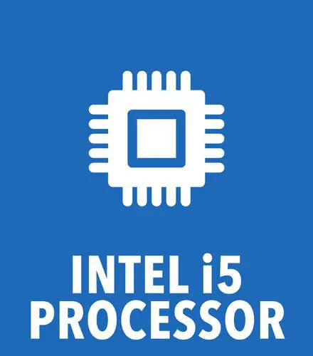 Intel i5 Processor product feature badge