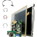 Product construction photo of an AbraxSys sunlight readable LCD monitor kit for a high visibility display in industrial conditions.